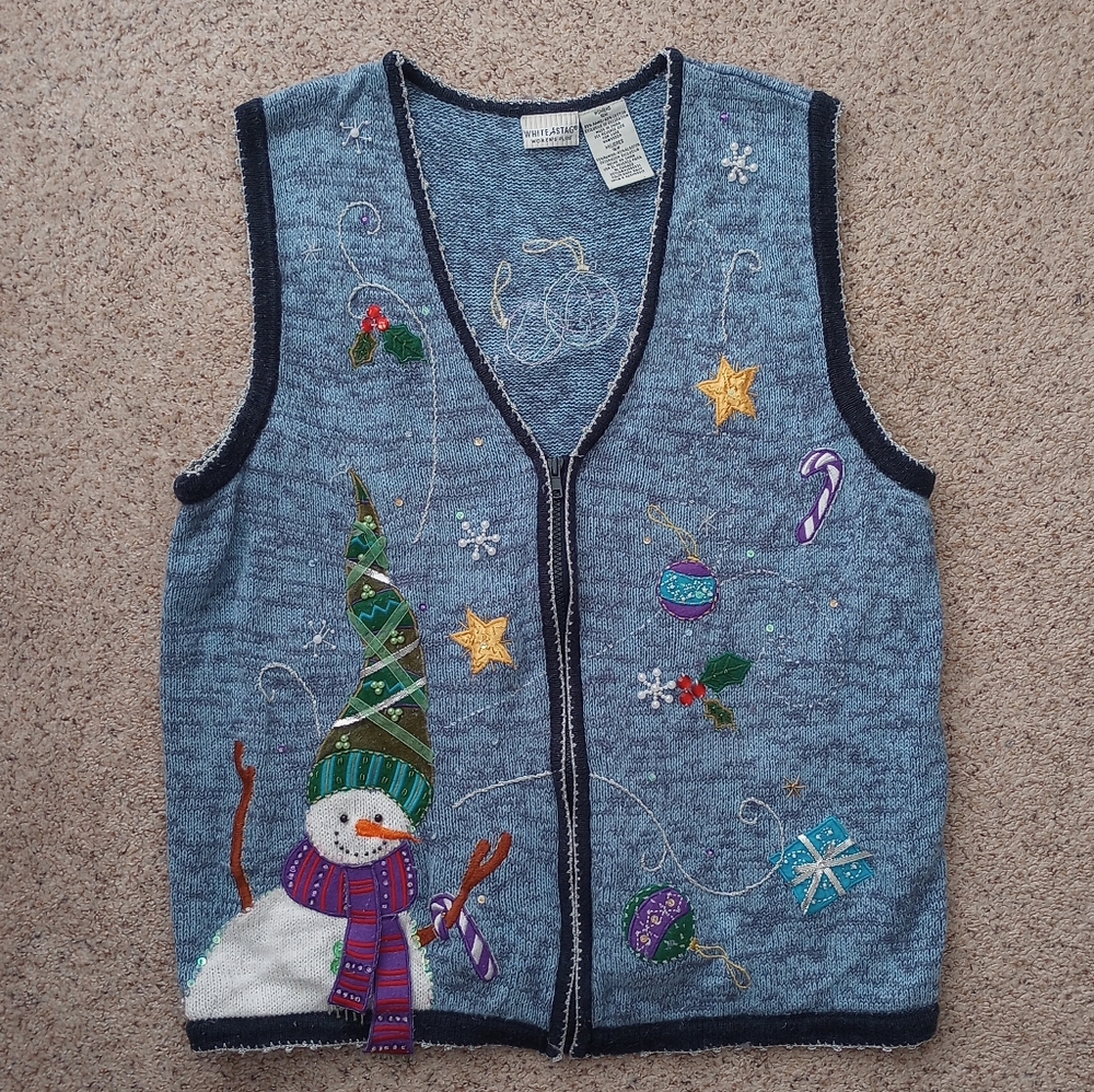 Christmas Snowman Vest